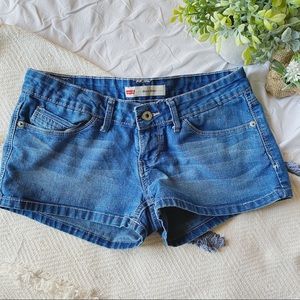 Levi's Low Rise Denim Shorts